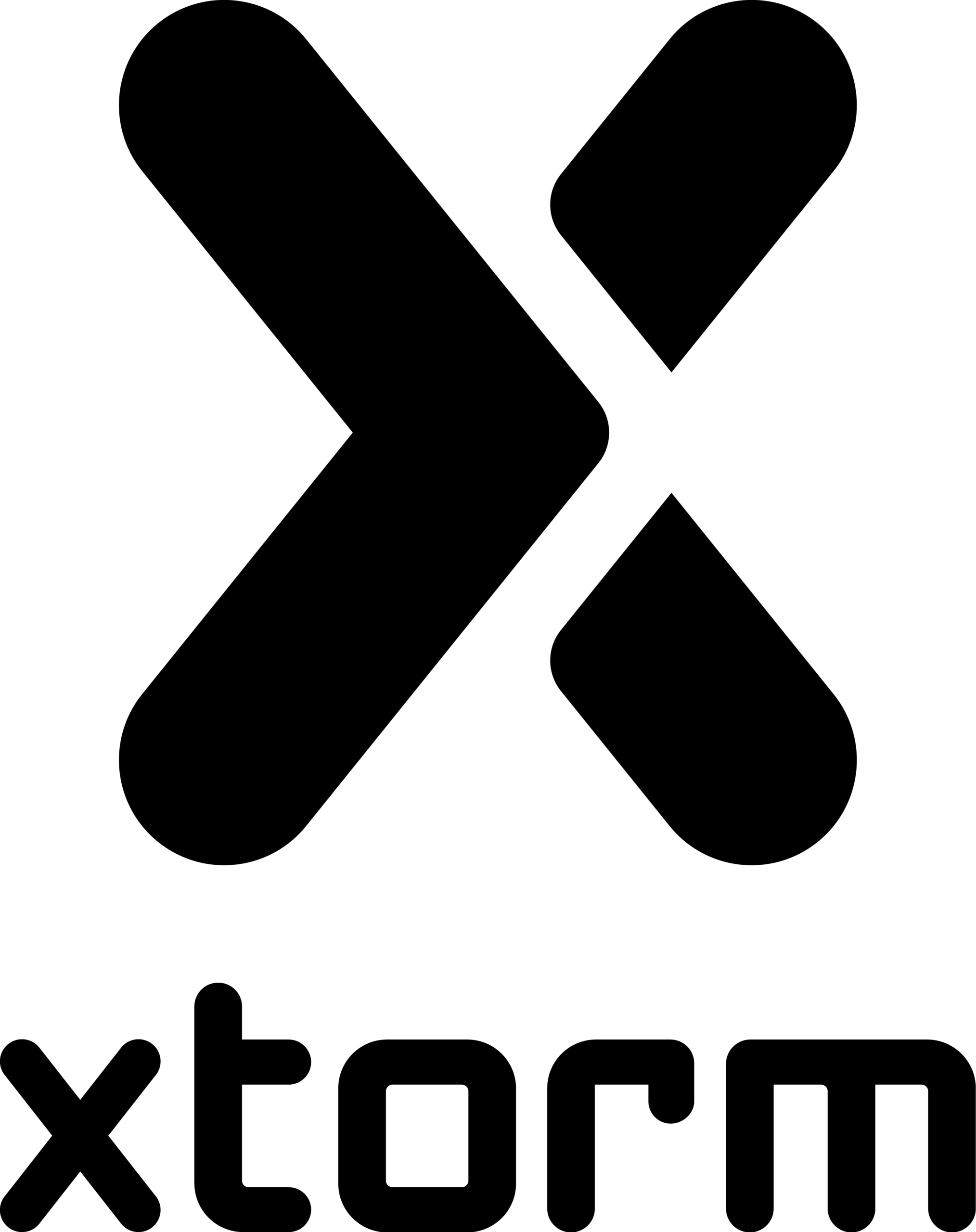 xtorm logo czarne